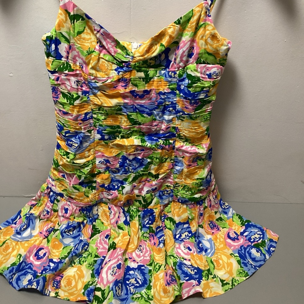 Zara Floral Midi Dress - Multicolor